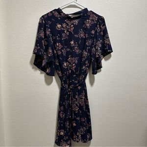 Lumiere, size small floral knee length dress